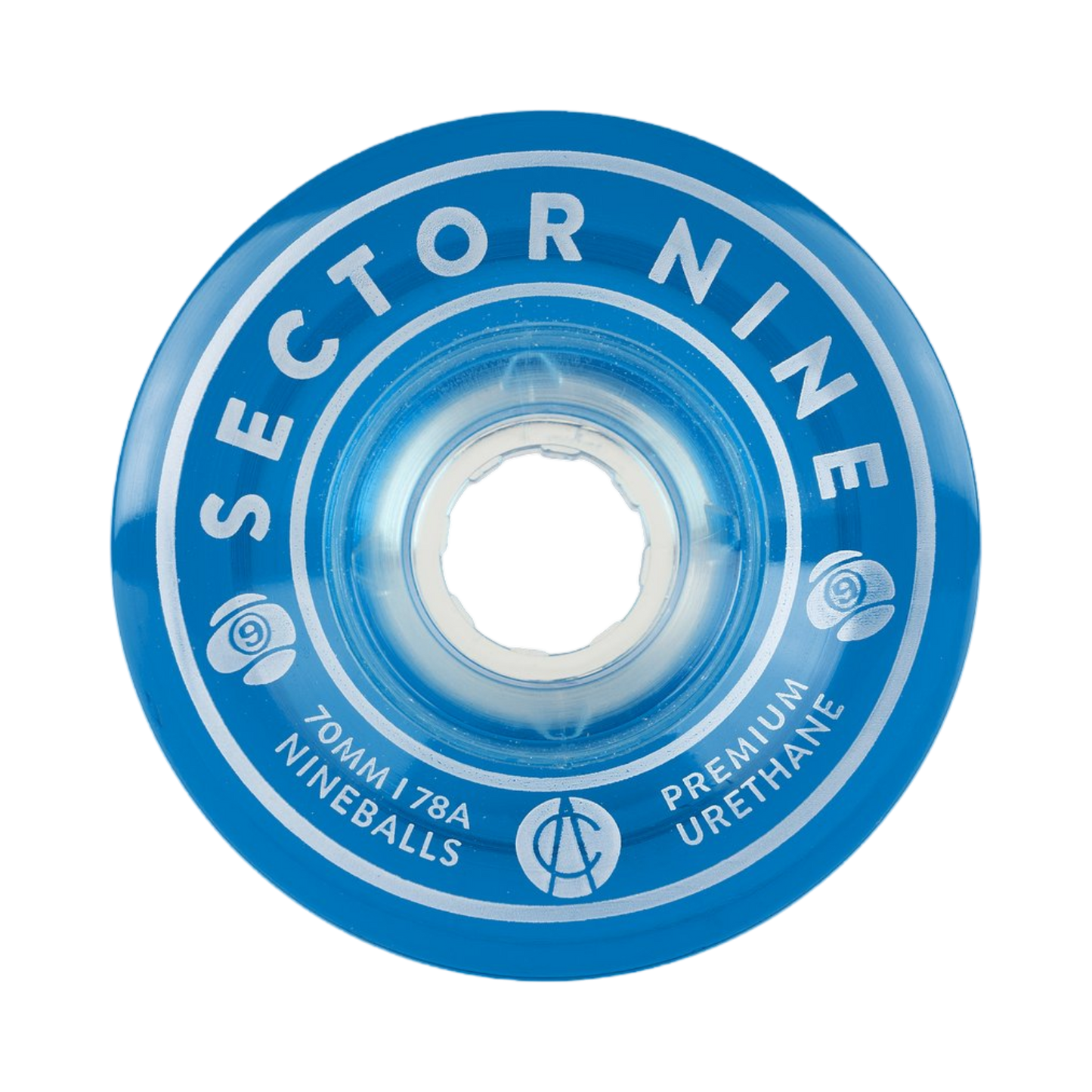 Sector 9: 70mm 78a NineBalls Longboard Skateboard Wheels