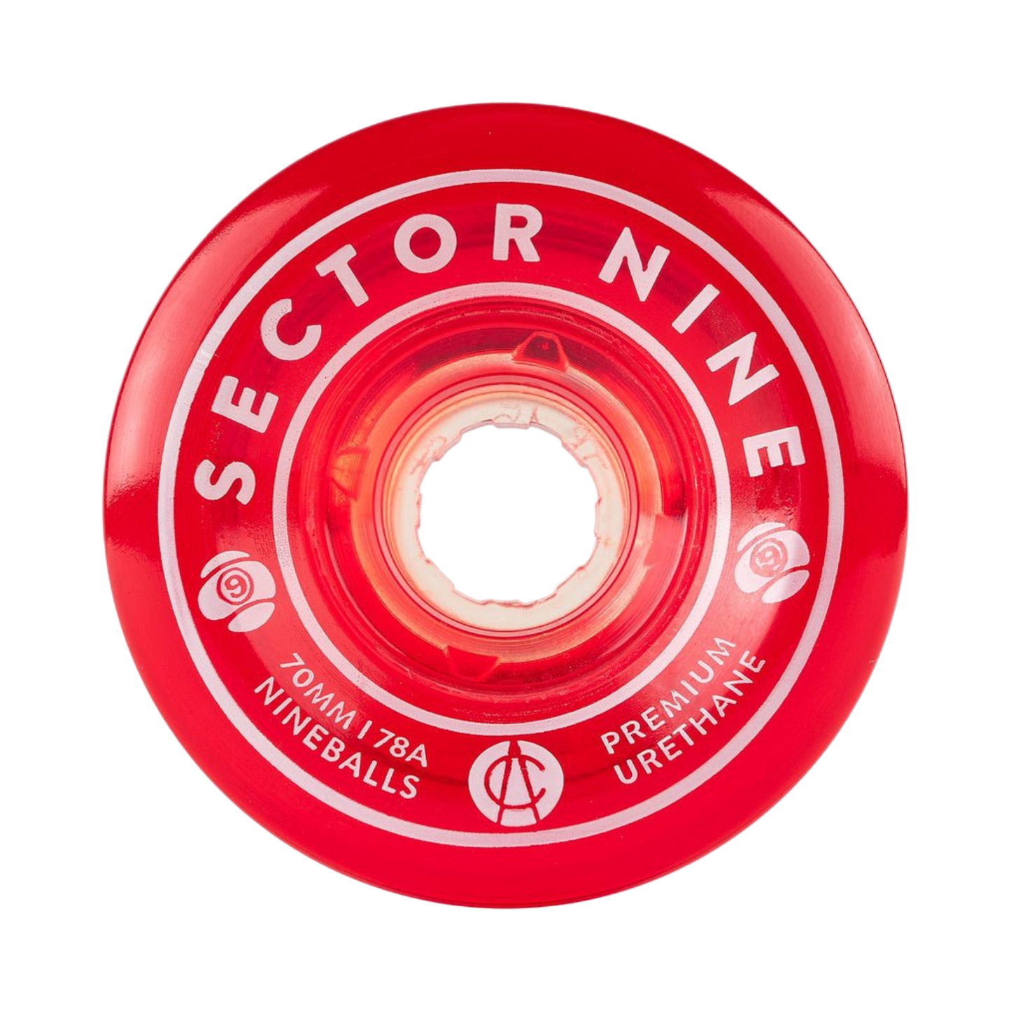Sector 9: 70mm 78a NineBalls Longboard Skateboard Wheels