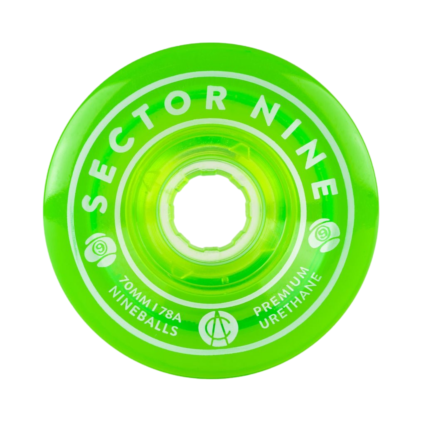 Sector 9: 70mm 78a NineBalls Longboard Skateboard Wheels