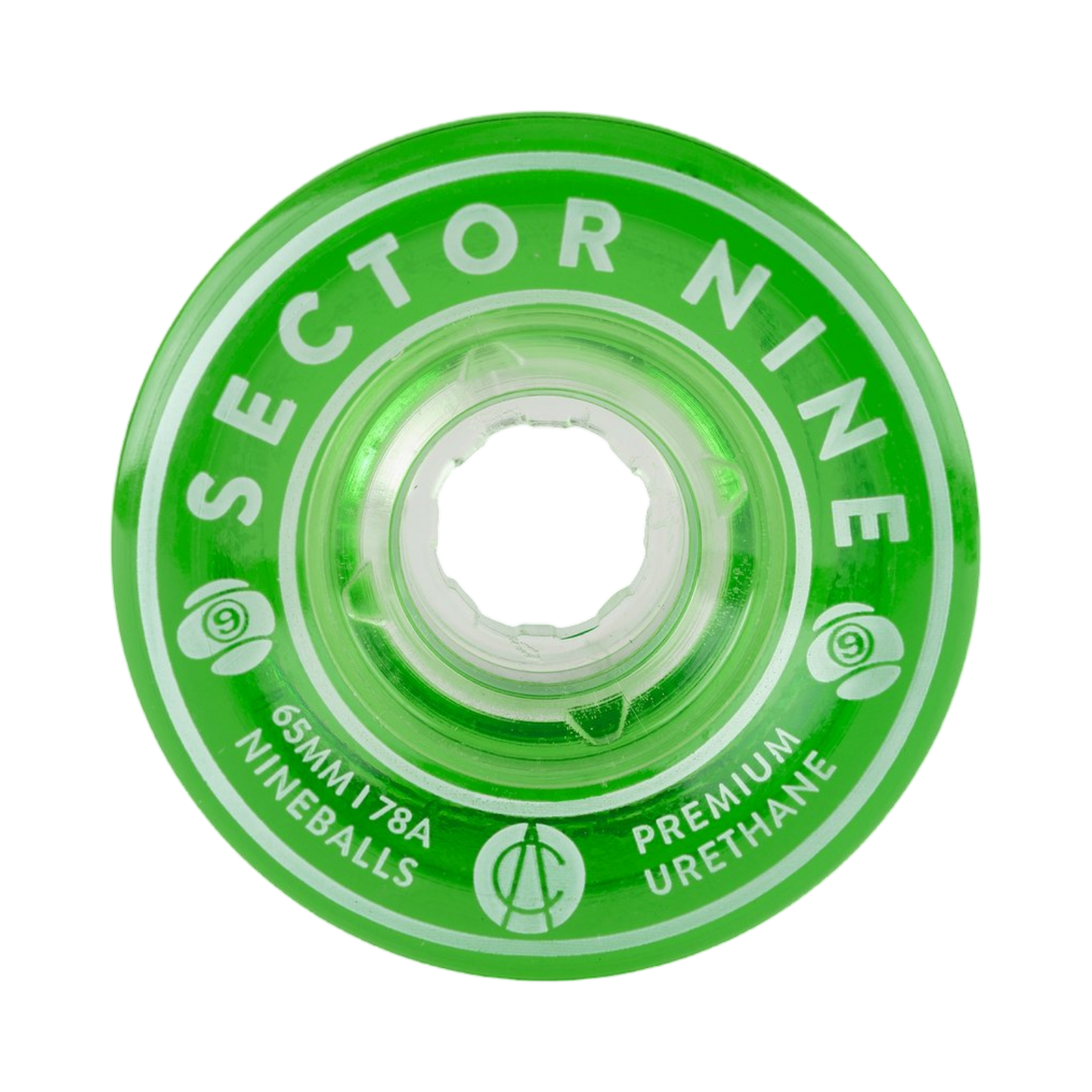 Sector 9: 65mm 78a Nineballs Longboard Skateboard Wheels