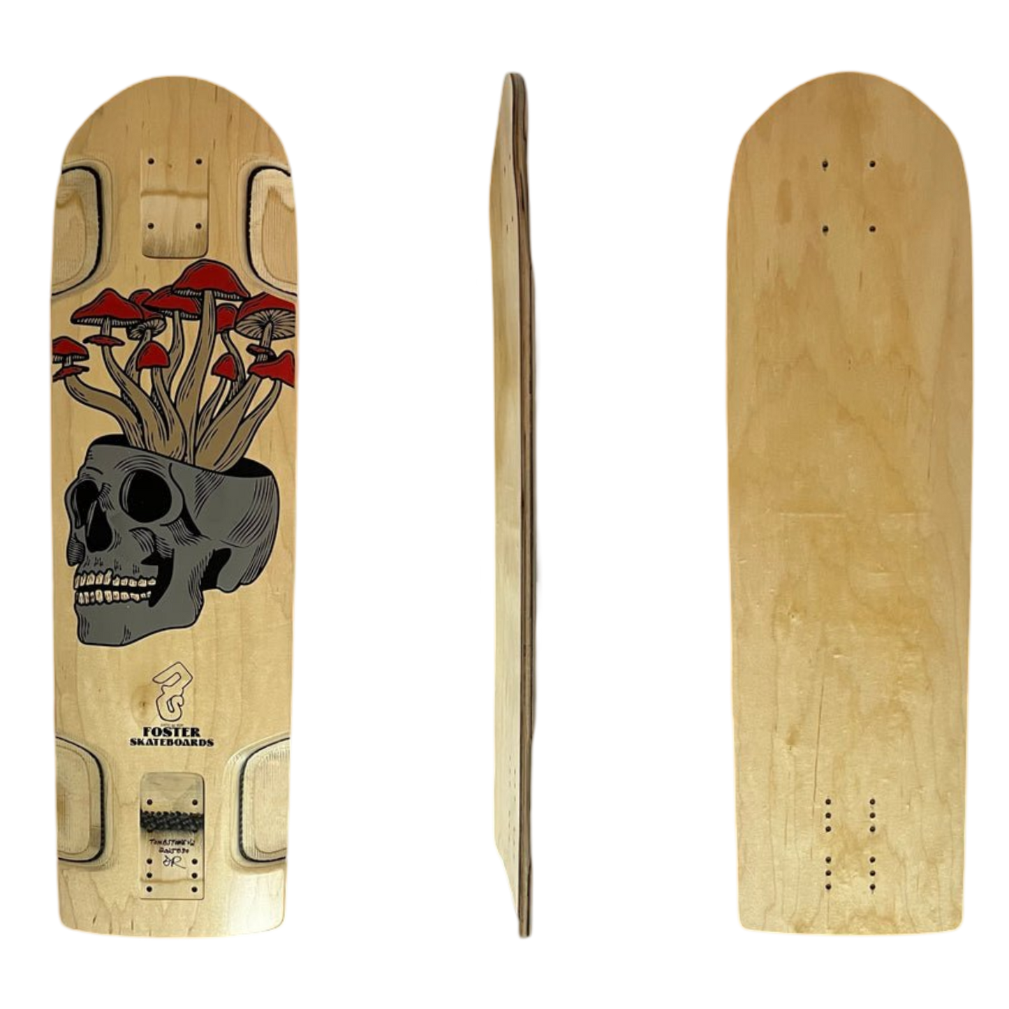 Foster: Tombstone V2 Longboard Skateboard Deck