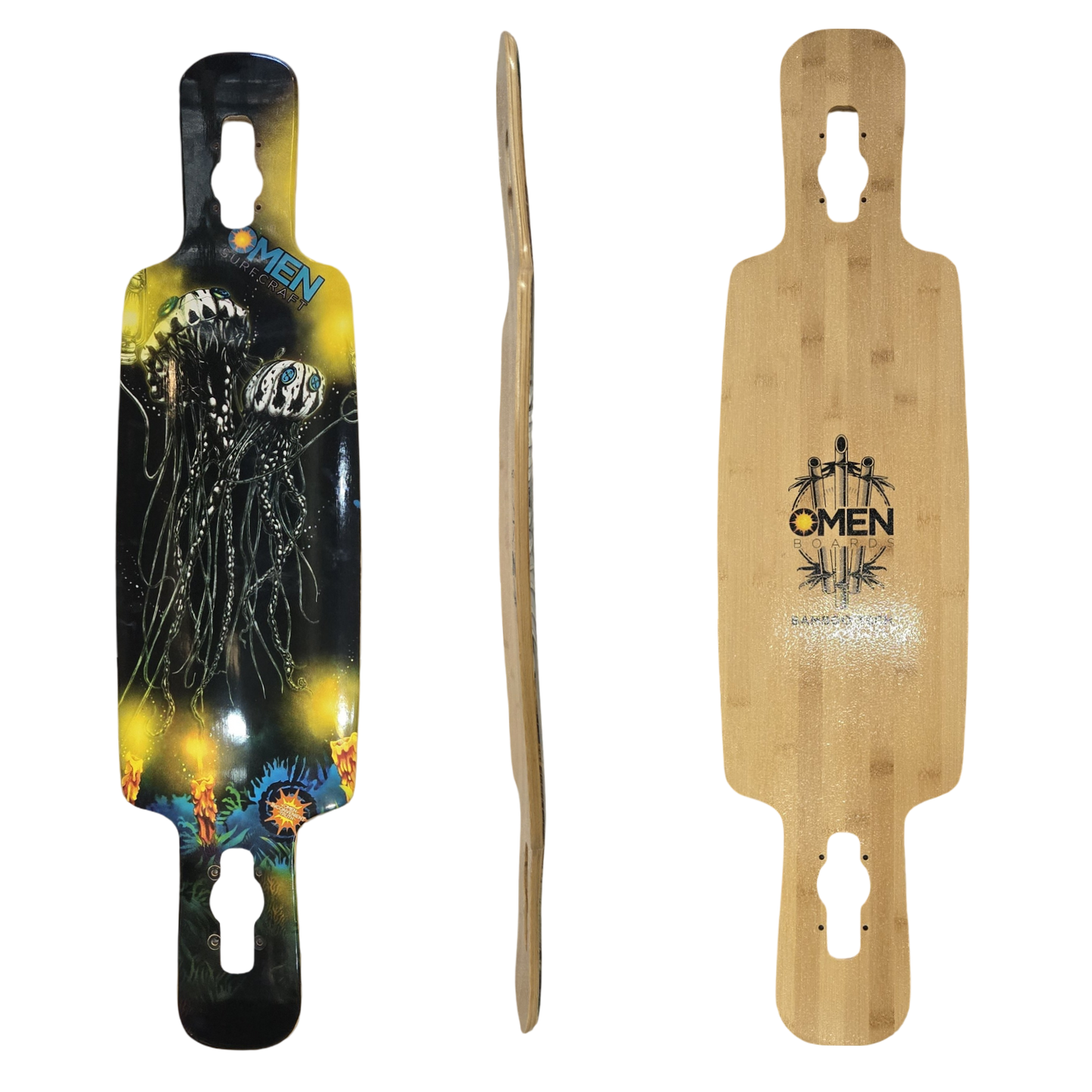 Omen: 38" Electric Jelly Longboard Deck