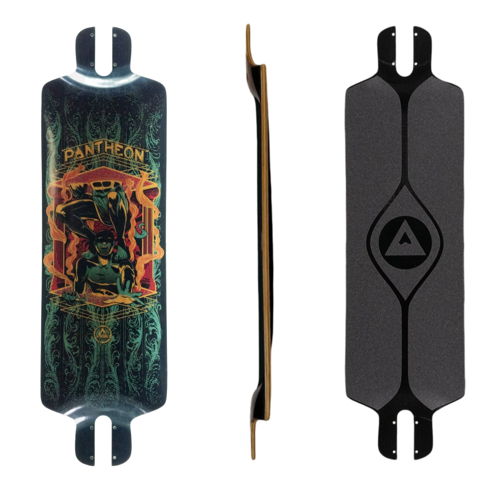 Pantheon: Pranayama Portal Longboard Skateboard Deck – Motion