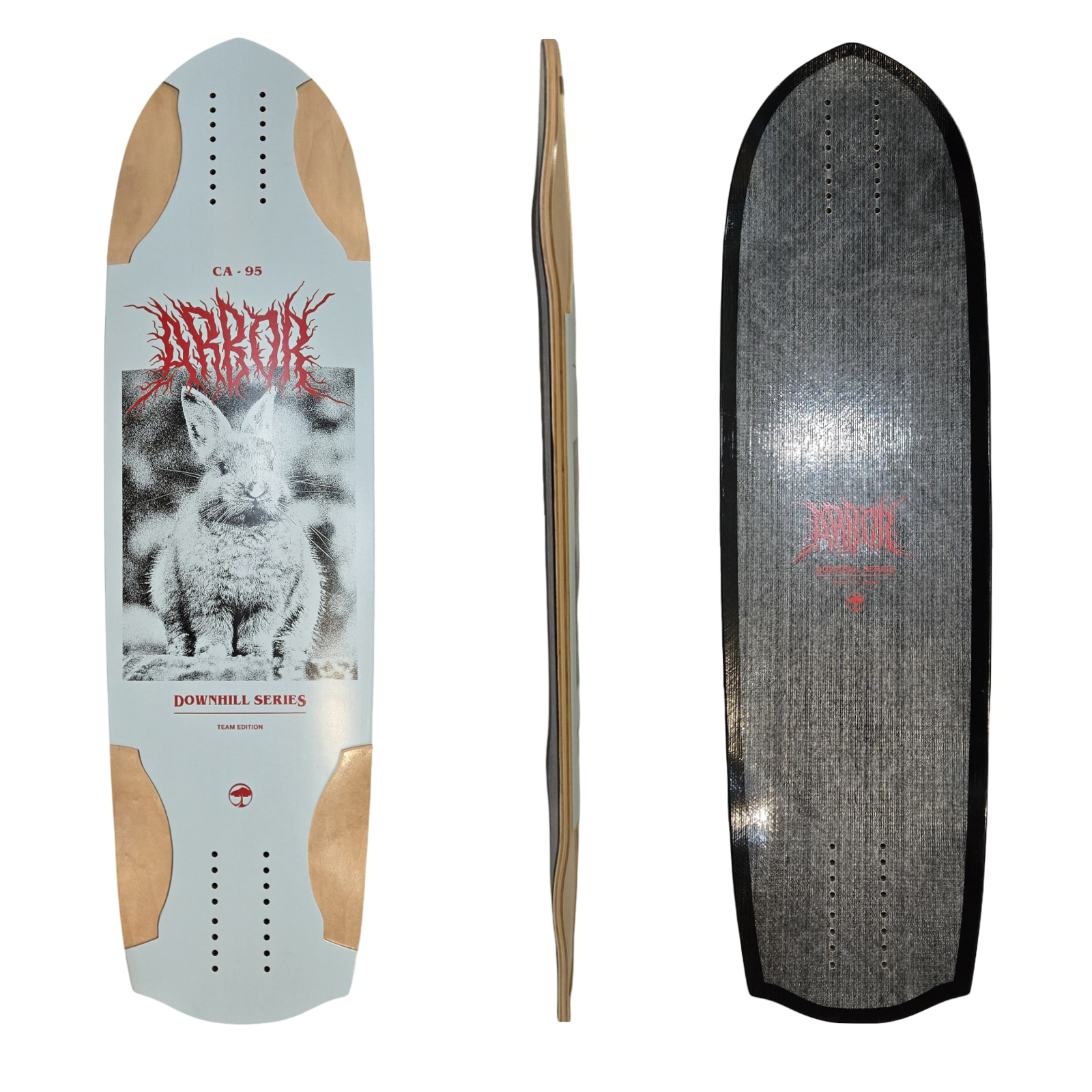 Arbor: Team Downhill Bunny Longboard Skateboard Deck – Motion Arbor: Team Downhill Bunny Longboard Skateboard Deck – Motion