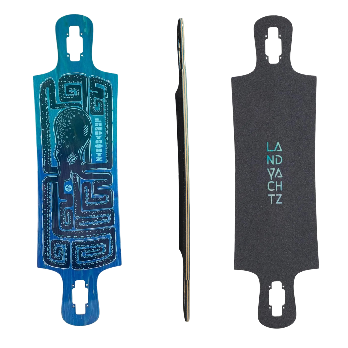 Landyachtz: Drop Hammer Octomaze Longboard Deck