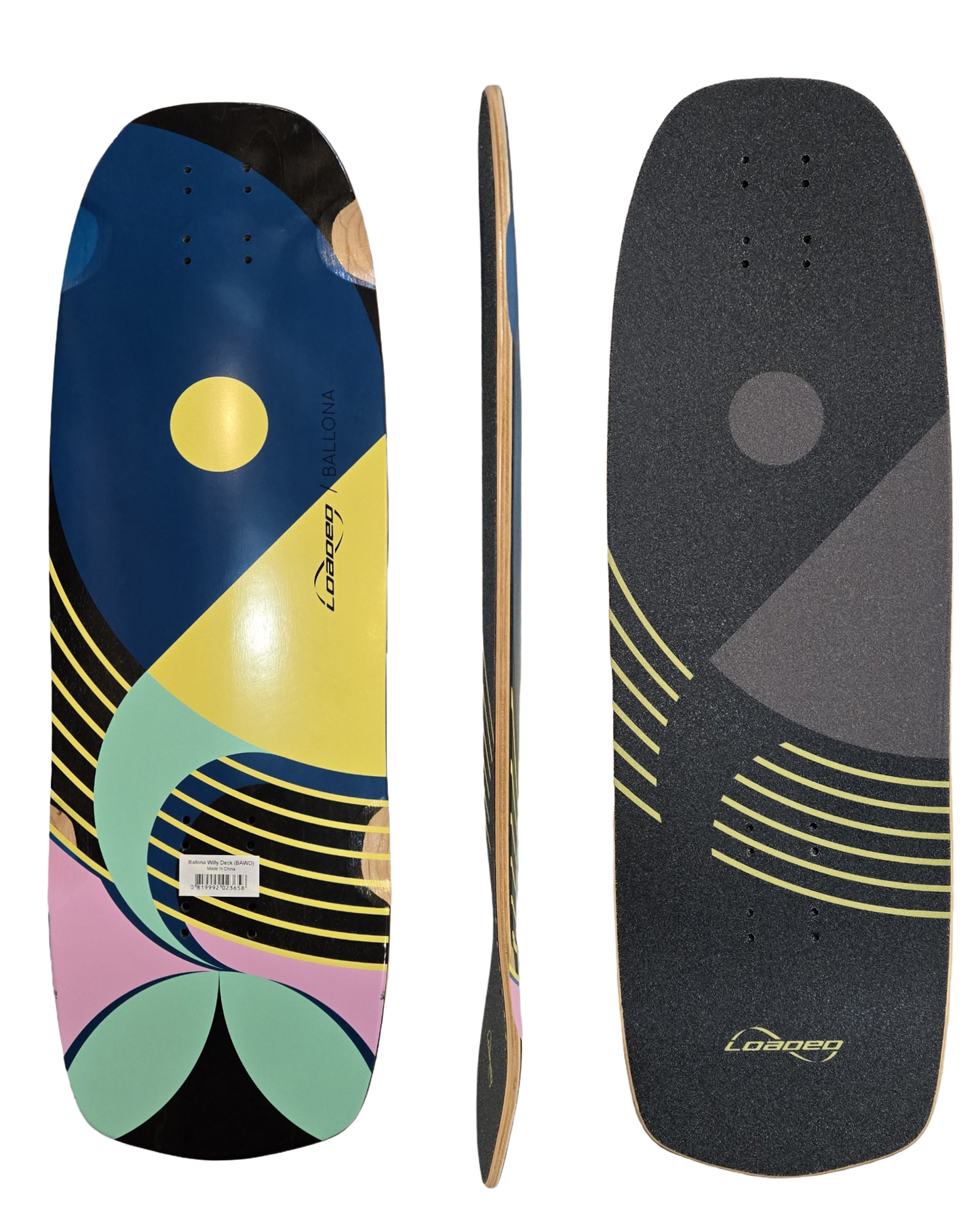 Loaded: Ballona Longboard Skateboard Deck (WILLY)