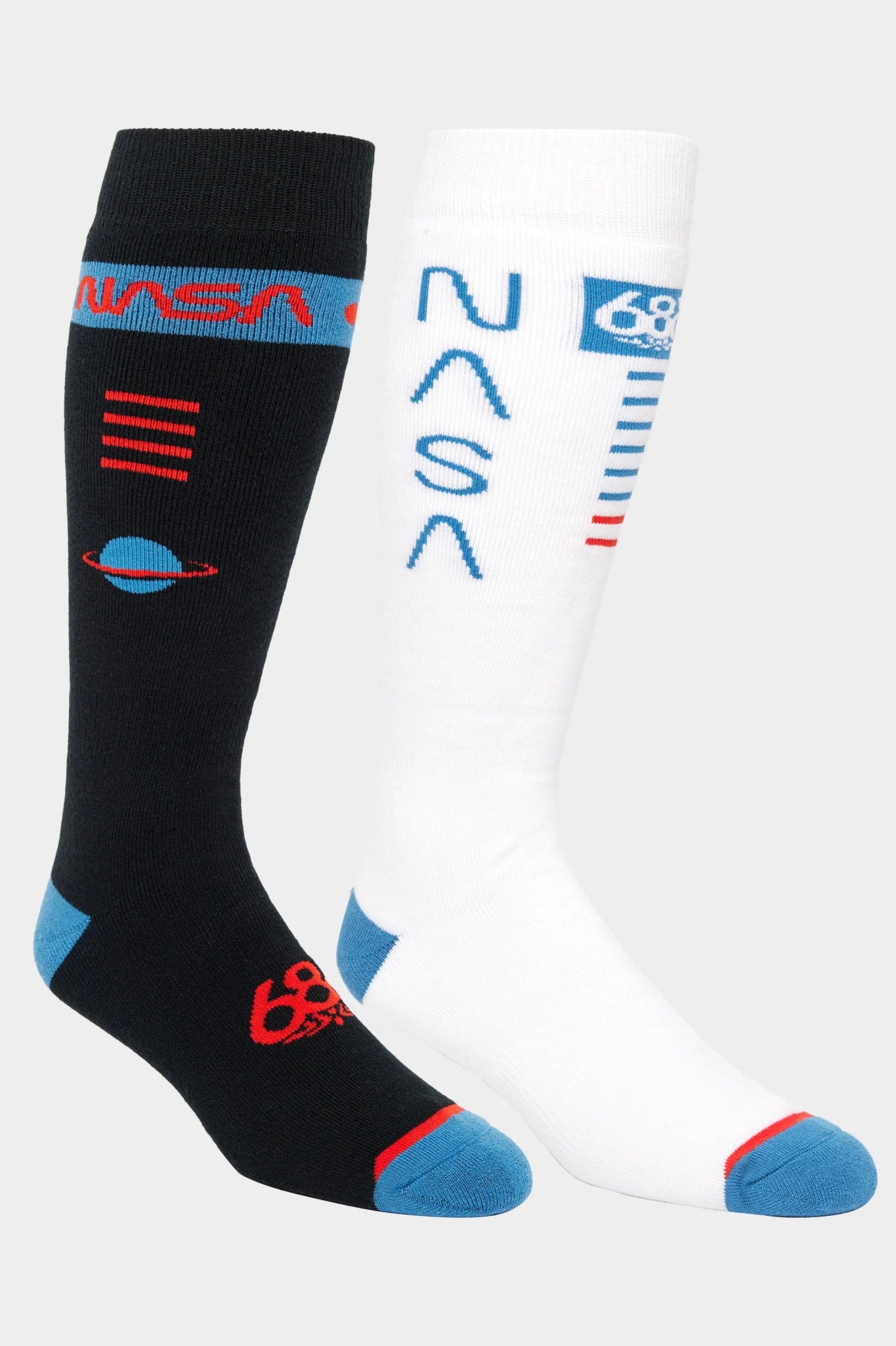 686: 24/25 Men's NASA Snowboard Sock 2 Pack - Motion Boardshop