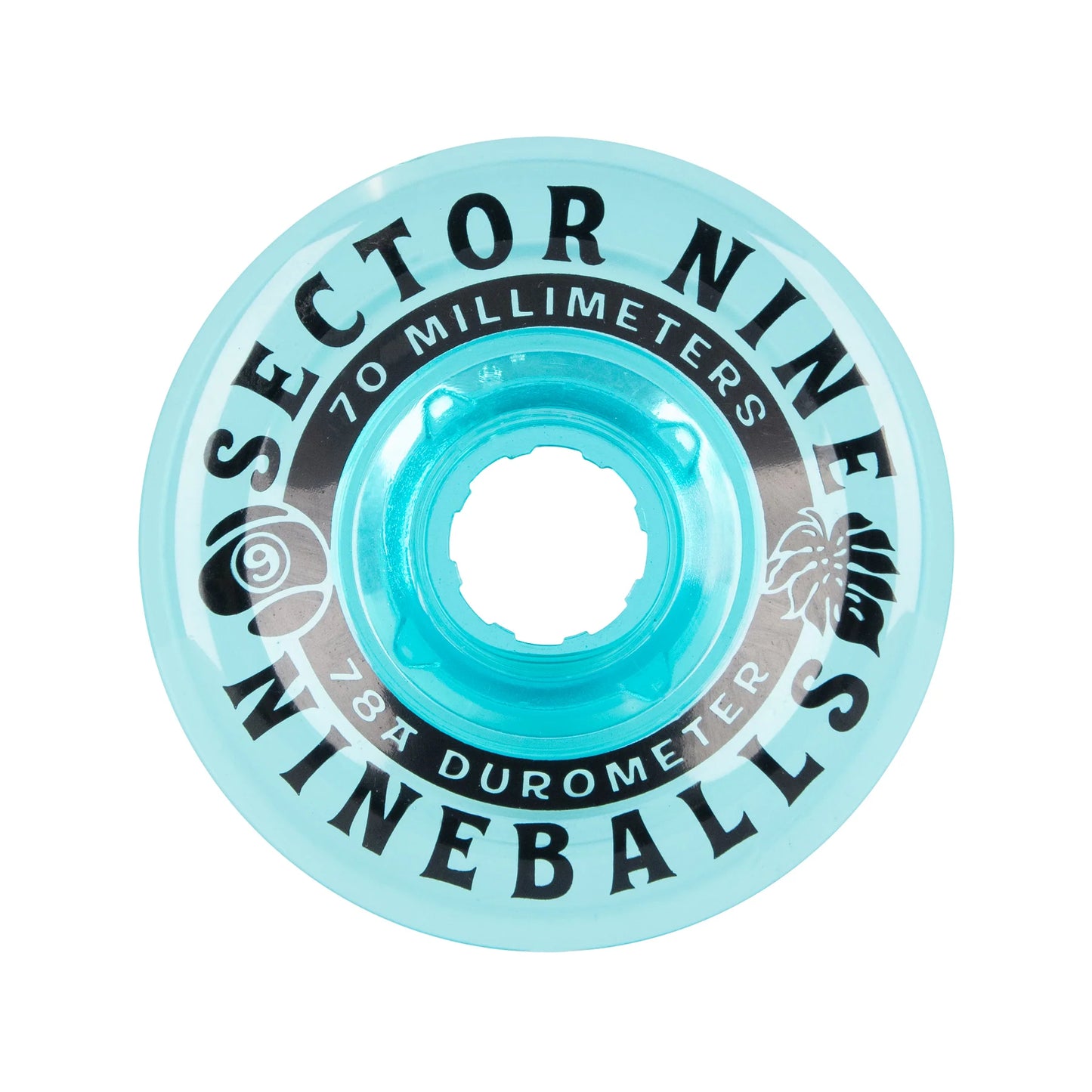 Sector 9: 70mm 78a NineBall BlueBerries Longboard Skateboard Wheels
