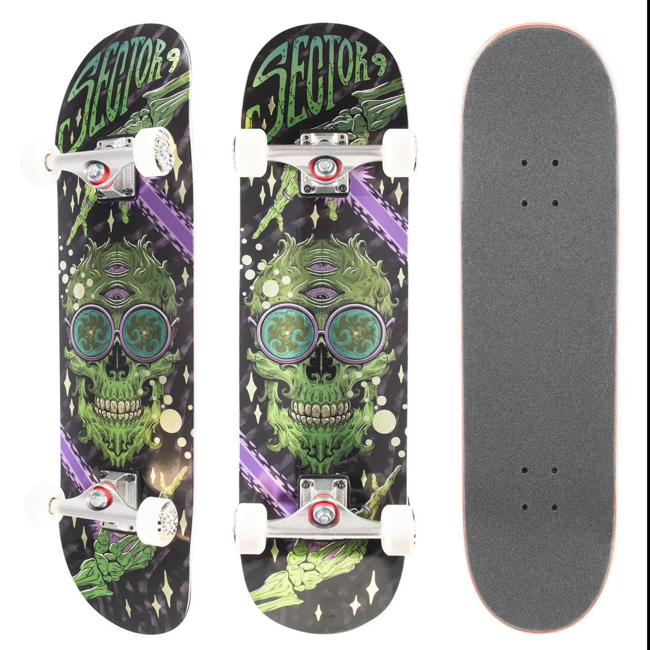 Sector 9: Death Ray 8" Skateboard Complete