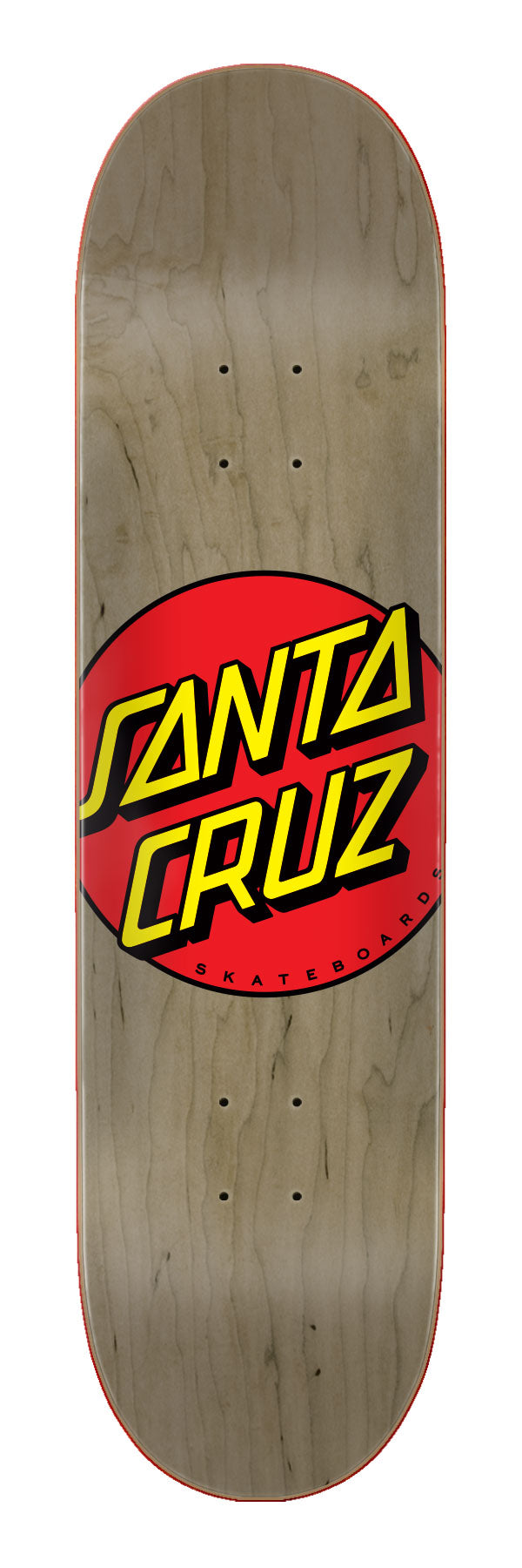 Santa Cruz: 8.375" Classic Dot Skateboard Deck