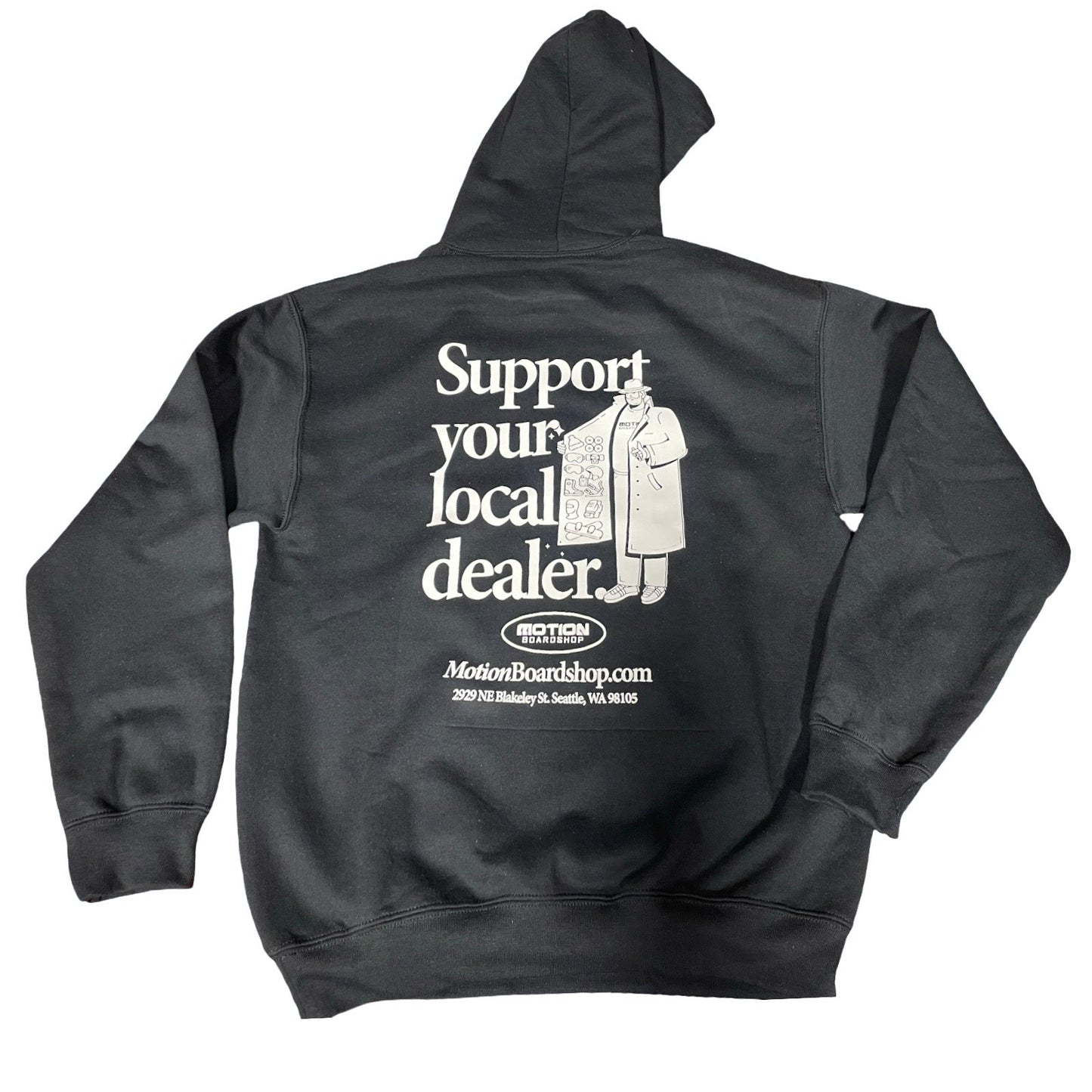 Motion: SUPPORT YOUR LOCAL DEALER Hoodie(Black)