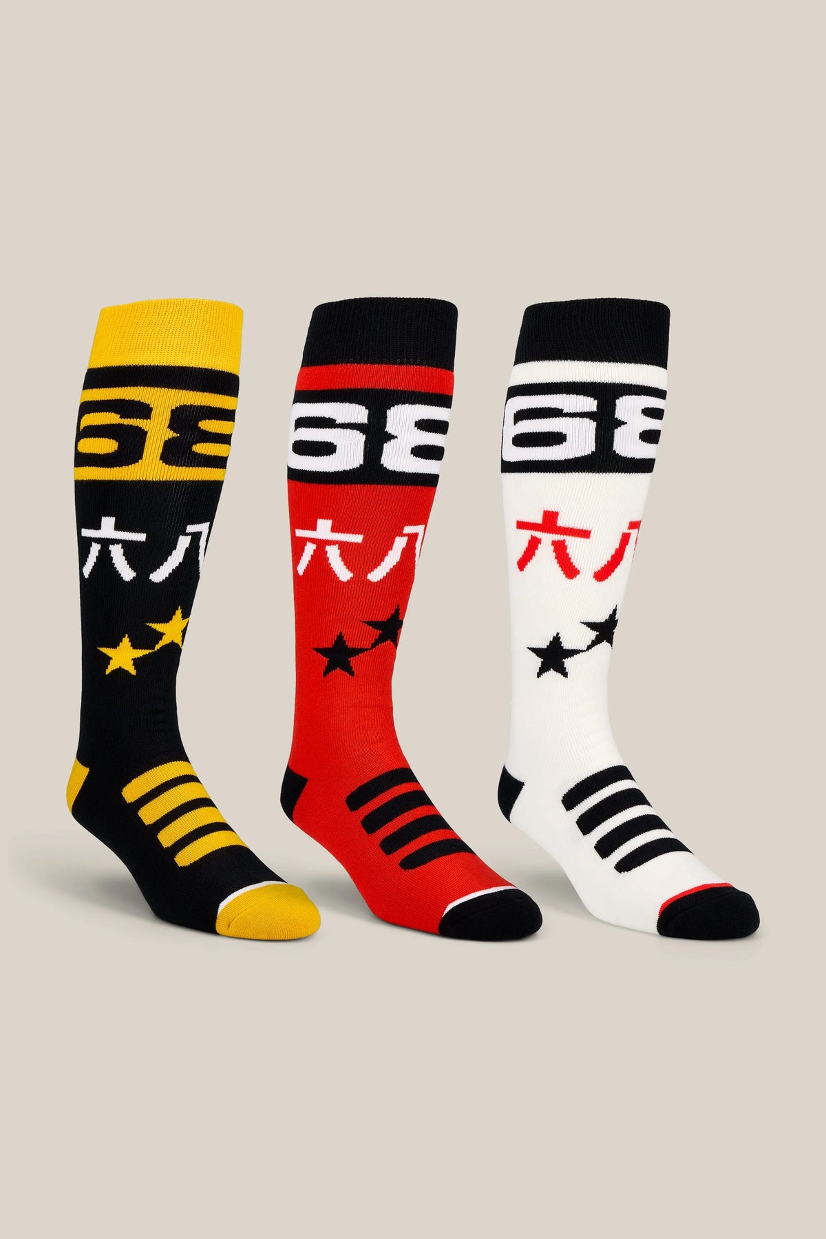 686: Kanji Snowboard Socks 3-Pack