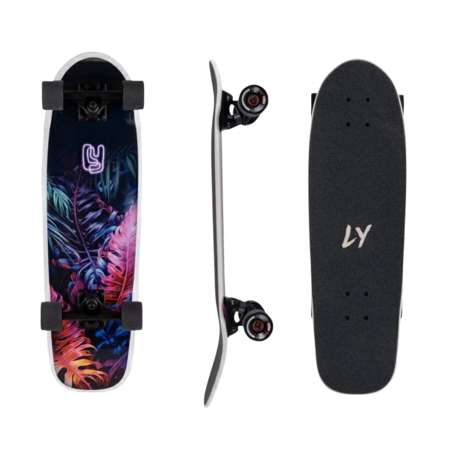 Landyachtz: Dinghy Blunt Tropical Night Longboard Skateboard Complete