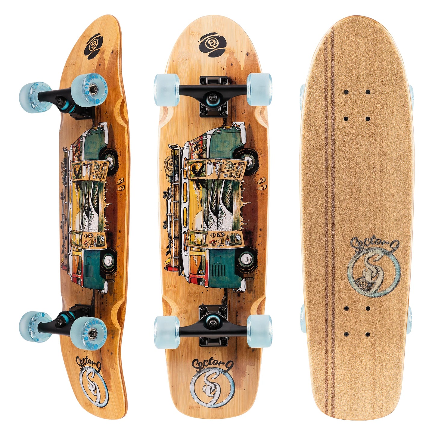 Sector 9: Van Bamboozler Longboard Complete
