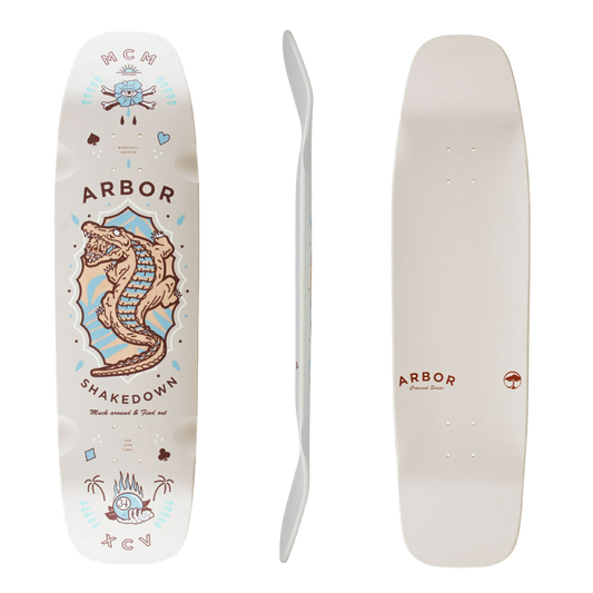 Arbor: Shakedown Deathroll 34" Longboard Skateboard Deck