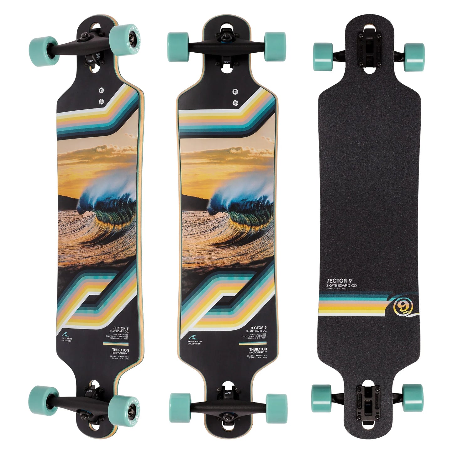 Sector 9: Bintang Bend Longboard Skateboard Complete