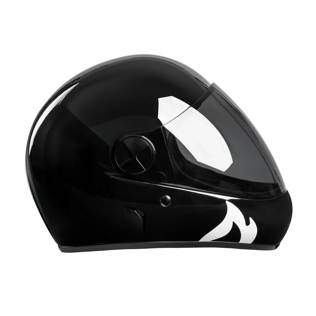 full motorcycle helmet predator Predator: DH6-XE Fullface Helmet (Gloss Black) – Motion Boardshop