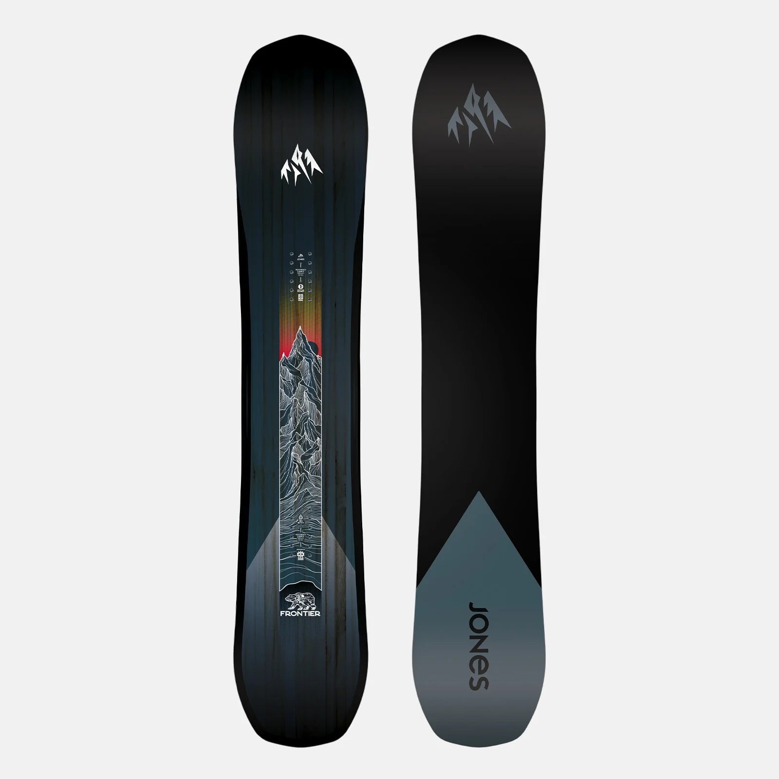 jones directional snowboard Jones: 2025 Frontier Snowboard Deck