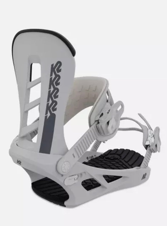 K2: 2024 Sonic Snowboard Bindings (White) – Motion Boardshop