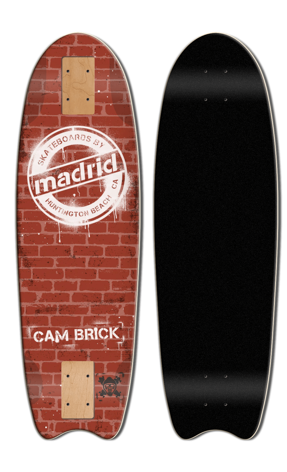Madrid: Cam Brick Pro Longboard Skateboard Deck - Motion Boardshop