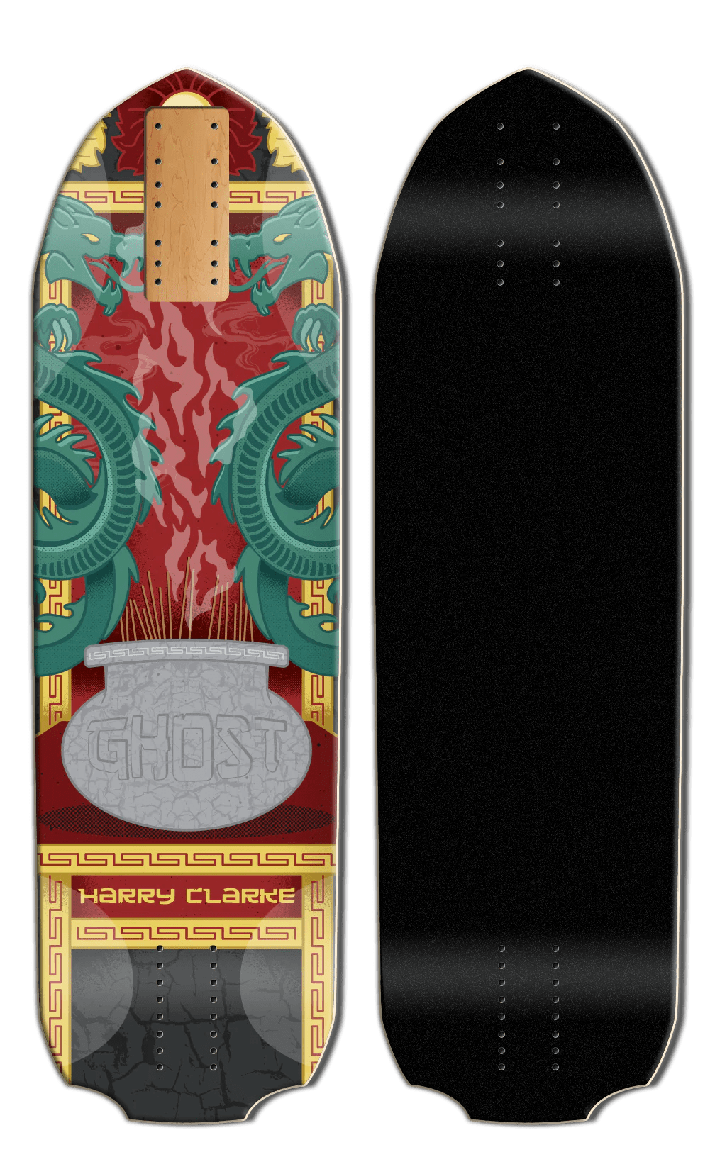Madrid: Ghost Harry Clark Pro Longboard Skateboard Deck - Motion Boardshop