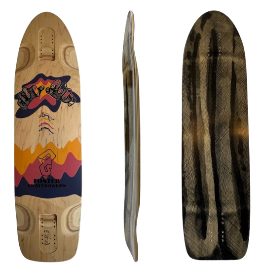 Foster: Resurrector V2 Longboard Skateboard Deck