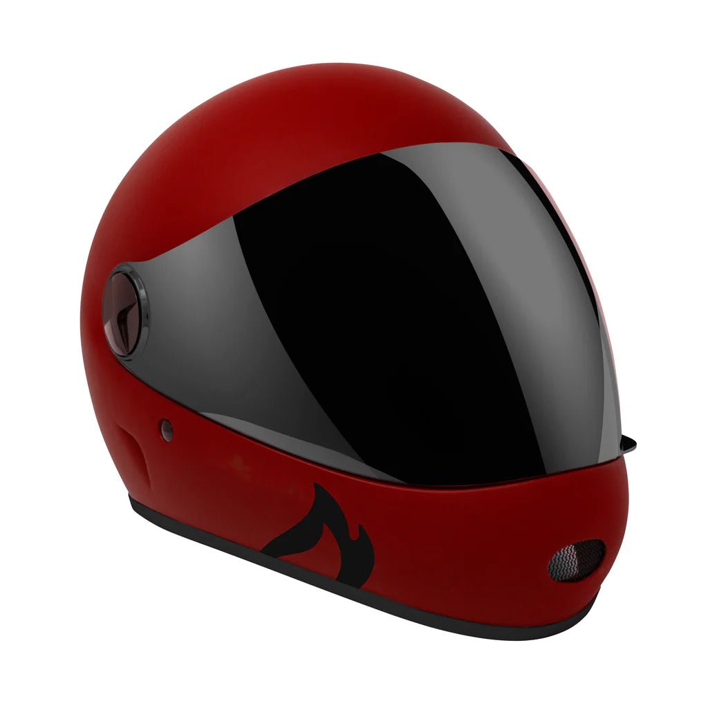full face predator motorcycle helmet Predator: DH6-XE Fullface Helmet (Matte Red)