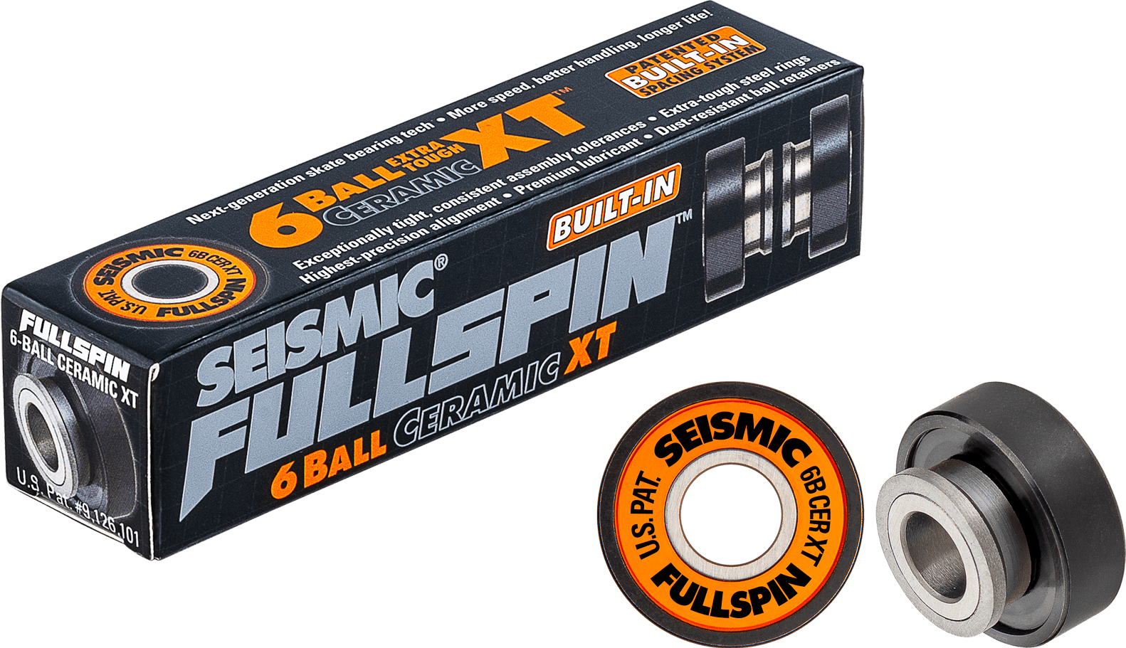 Seismic: Fullspin 6-Ball XT Ceramic Built-in Longboard Skateboard Bear Motion Boardshop Seismic: Fullspin 6-Ball XT Ceramic Built-in Longboard Skateboard Bear Motion Boardshop