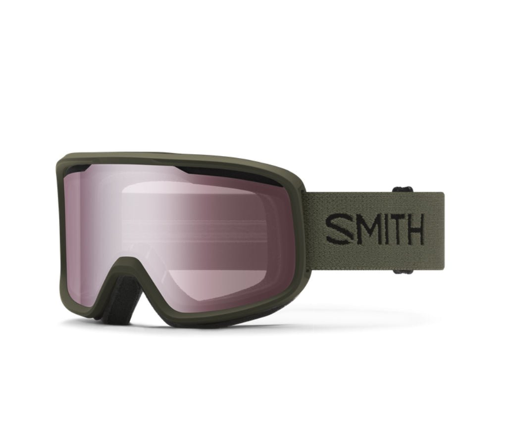 ski goggles low bridge fit Smith: Frontier Low Bridge Fit Snow Goggles