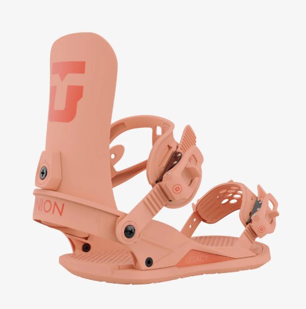 snowboard bindings women's union Union: 2024 Legacy Women's Snowboard Bindings (Tangerine) – Motion Boardshop