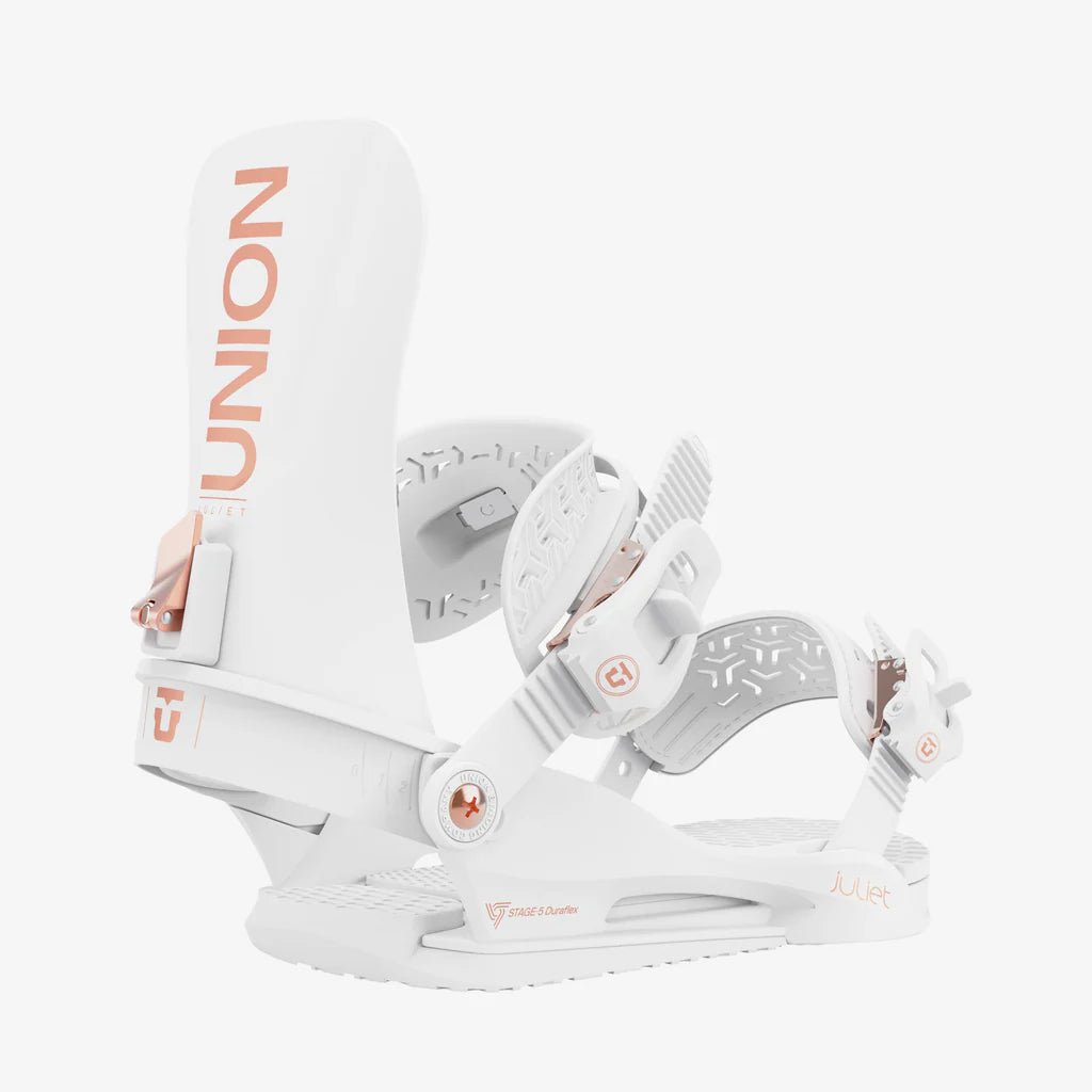 Union: 2025 Juliet Women's Snowboard Bindings (White) - Motion Boardshop