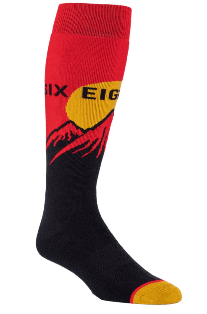 686: Sunrise Red Snowboard Sock - Motion Boardshop
