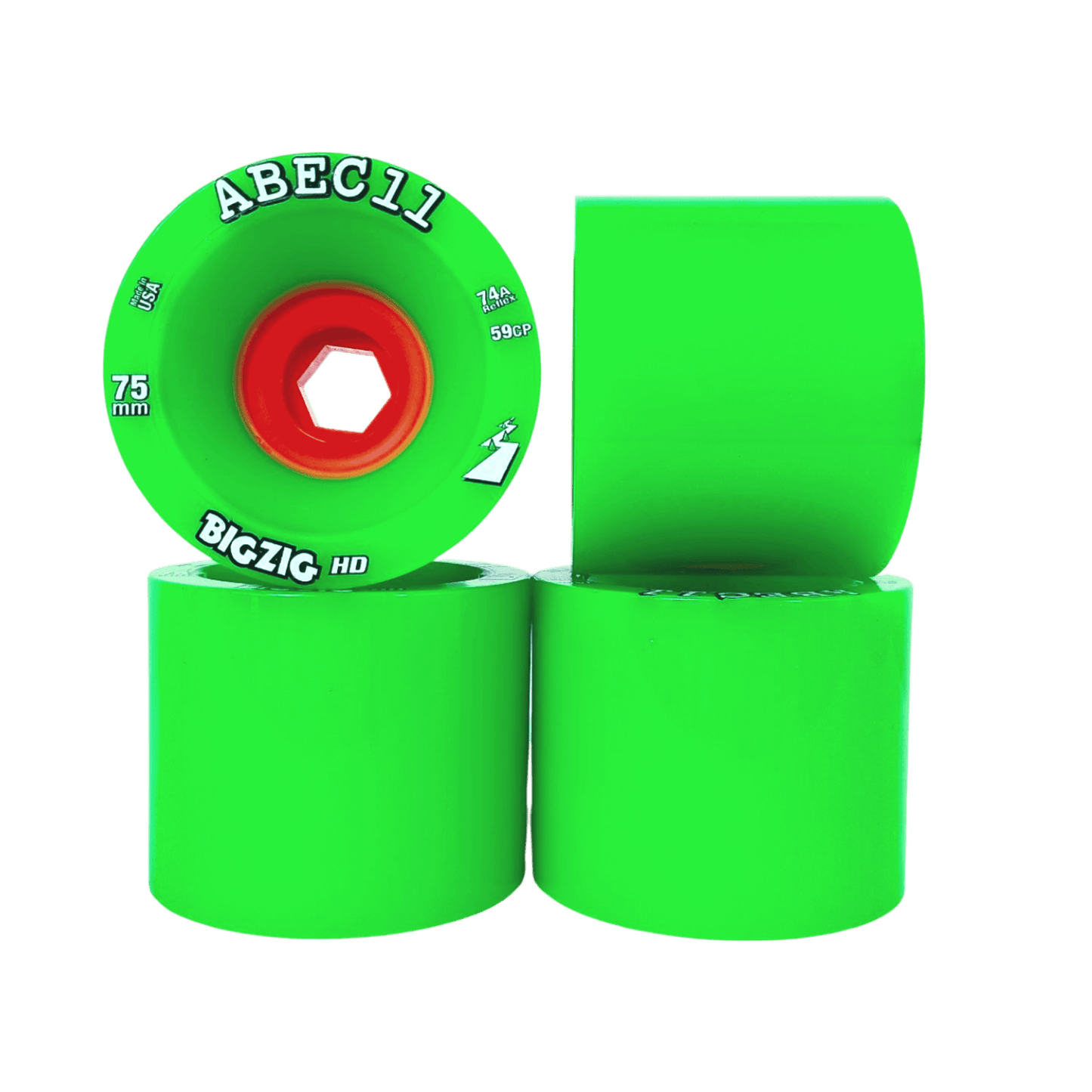 ABEC11: 75mm BIGZIG HD Longboard Skateboard Wheel - Motion Boardshop