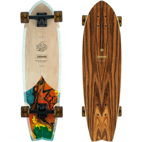 Arbor: Sizzler Groundswell Mini Cruiser Longboard Skateboard Complete - Motion Boardshop