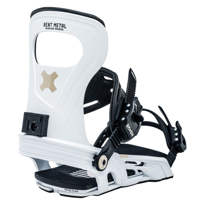 Bent Metal: Metta Women's Snowboard Binding (White) - Motion Boardshop