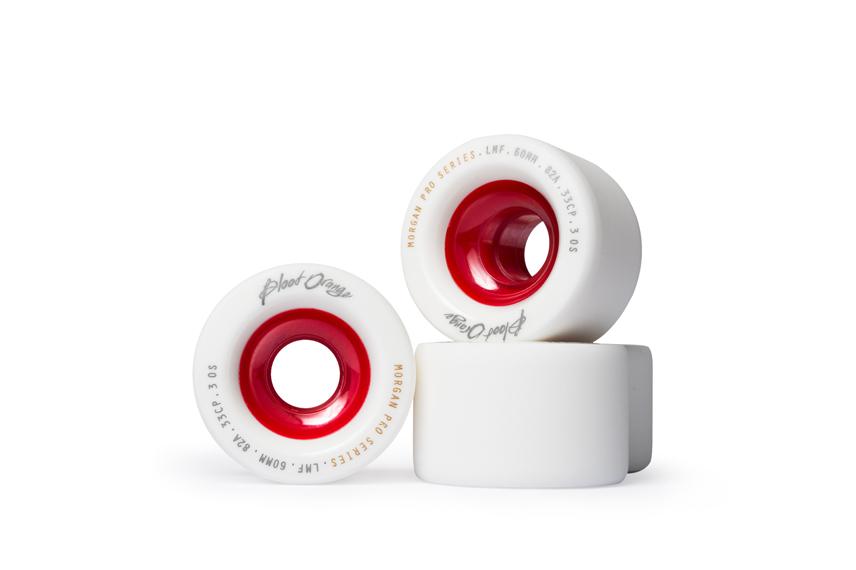 Blood Orange: 60mm Morgan Longboard Skateboard Wheels - Motion Boardshop