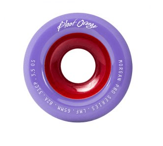 Blood Orange: PASTEL SERIES 65mm Longboard Skateboard Wheels - Motion Boardshop