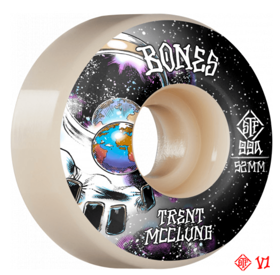 Bones: Mcclung Unknown 52mm V1 Skateboard Wheels - Motion Boardshop