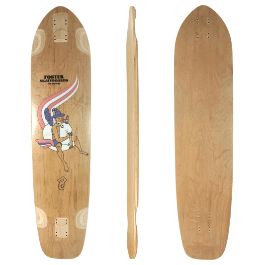 Foster Skateboards: The Bad Dad Longboard Skateboard Deck - Motion Boardshop