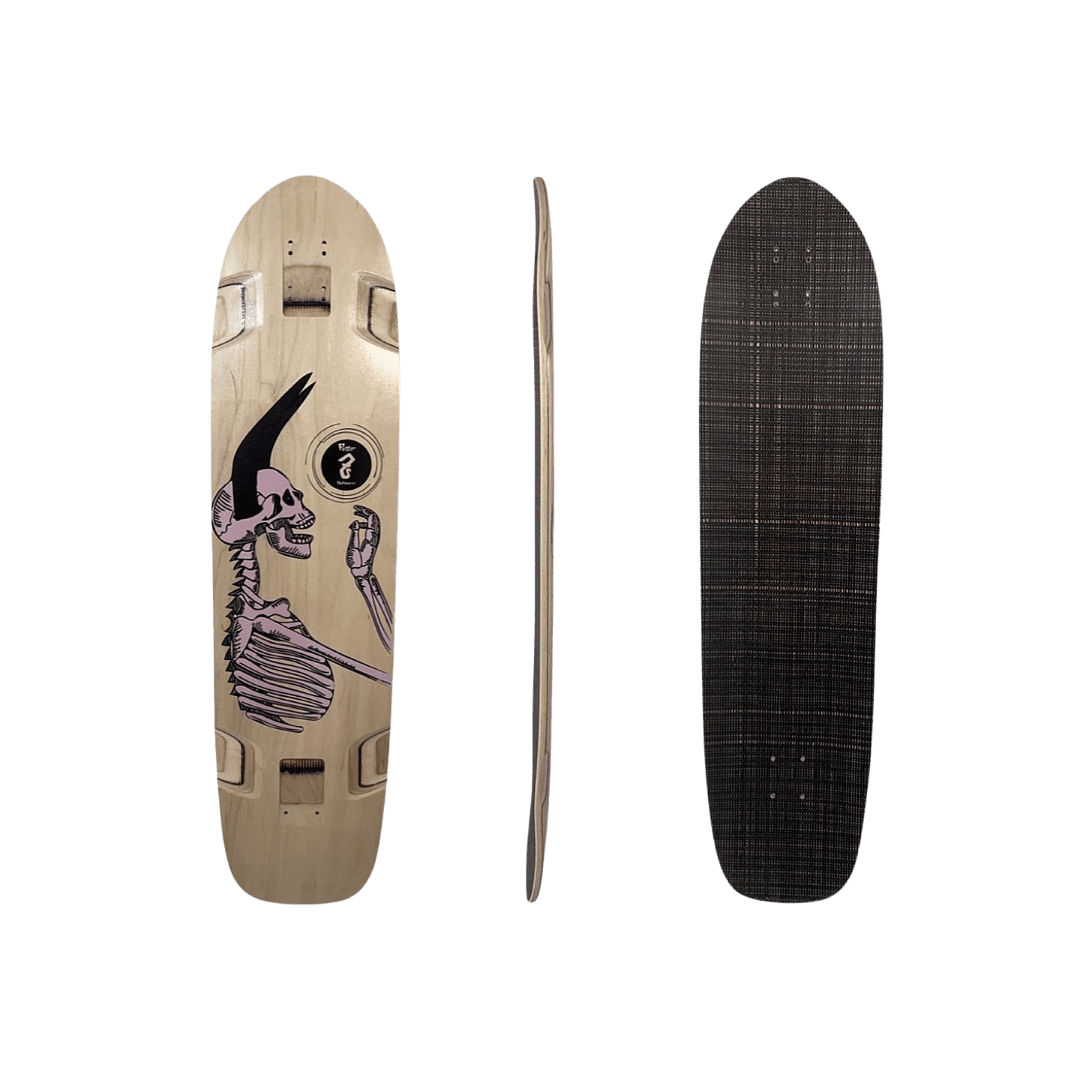 Foster Skateboards: The Obelisk Longboard Skateboard -Deck - Motion Boardshop