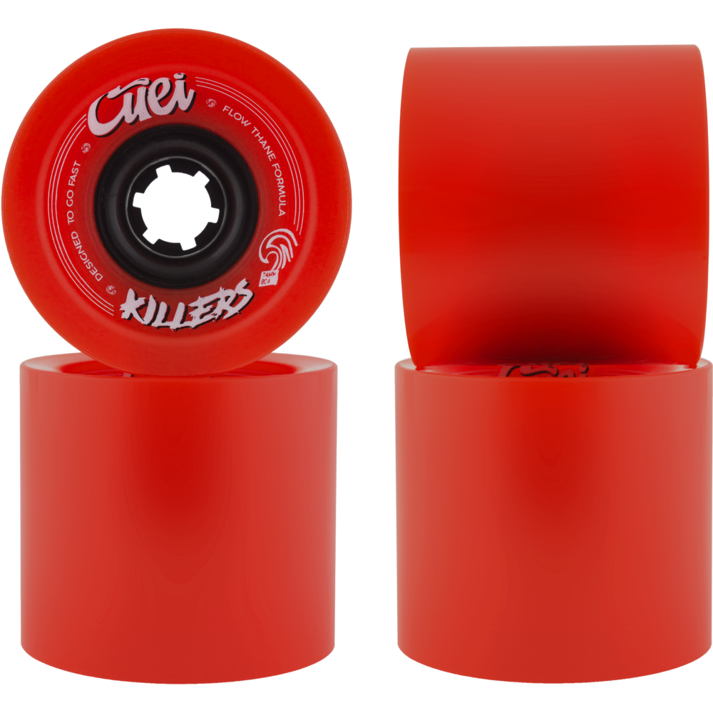 Cuei: 74mm Killers Power Thane Longboard Skateboard Wheels