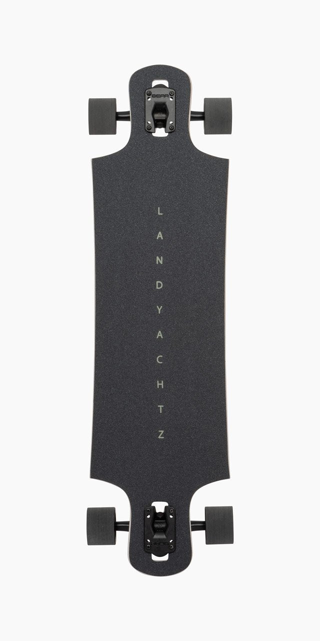 Landyachtz: Drop Hammer White Oak Longboard Skateboard Complete - Motion Boardshop