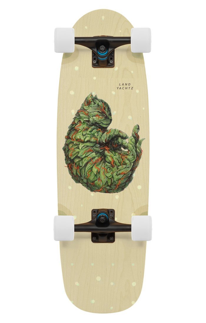Landyachtz: Tug Boat Meowijuana Longboard Skateboard Complete - Motion Boardshop
