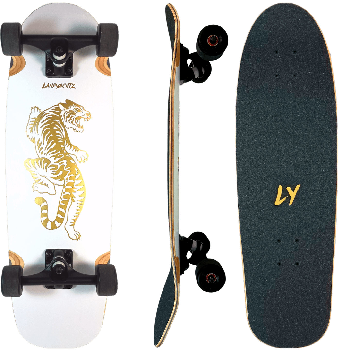 Landyachtz: Tugboat UV Bengal Longboard Complete - Motion Boardshop