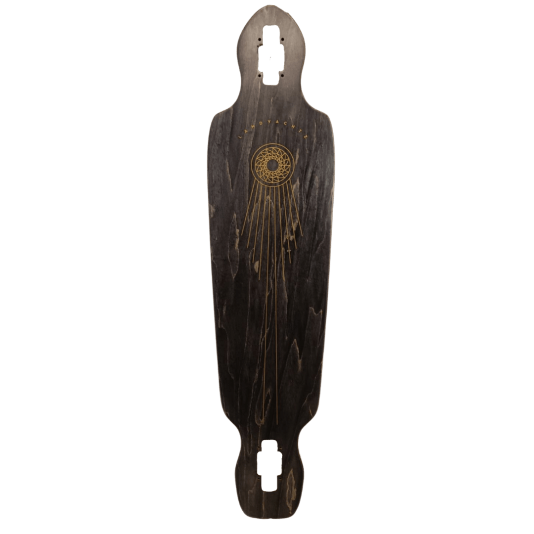 Landyachtz:BATTLE AXE BLACK SPACE ROCK Deck Only - Motion Boardshop