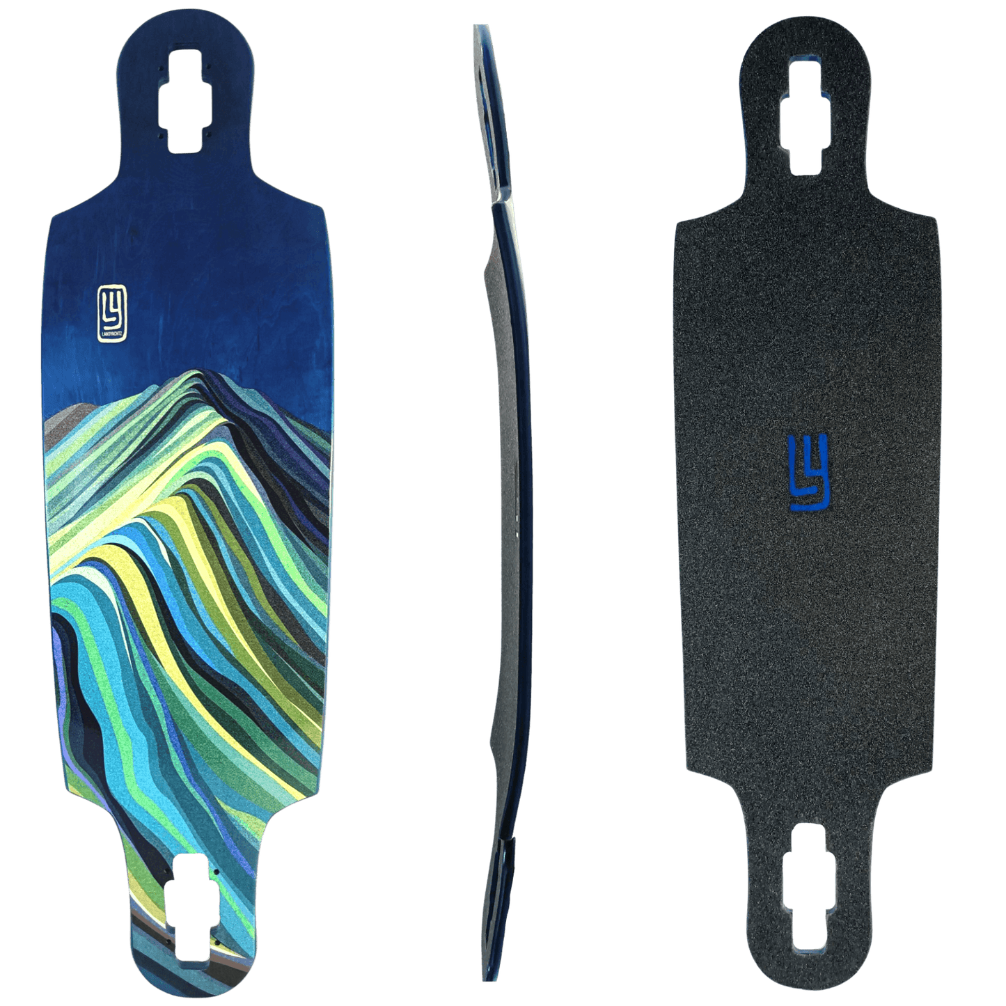 Landyatchz: Drop Cat 33 Dune Longboard Skateboard Deck - Motion Boardshop