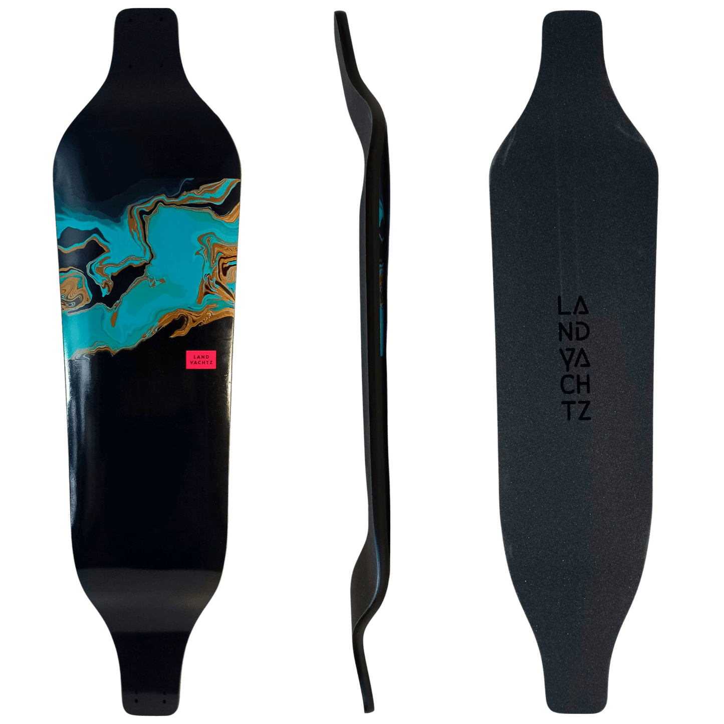 Landyatchz: Evo 38 Flow Longboard Skateboard Deck - Motion Boardshop