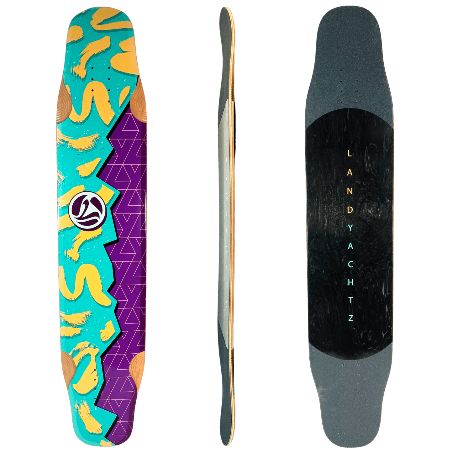 Landyatchz: Stratus 46 Bayside Longboard Skateboard Deck - Motion Boardshop