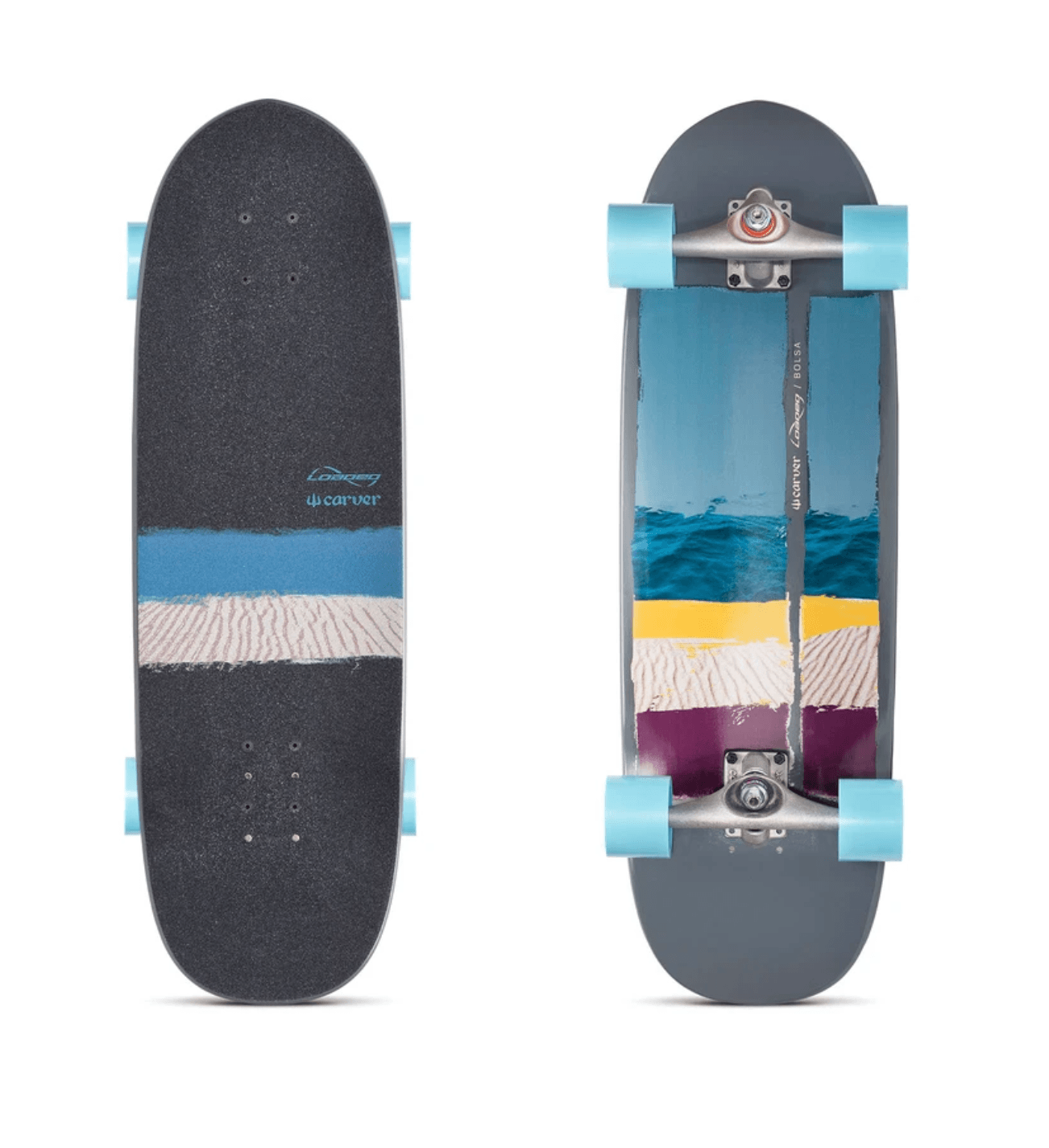 Loaded/ Carver: Bolsa Surfskate Longboard Complete (CX Trucks) - Motion Boardshop