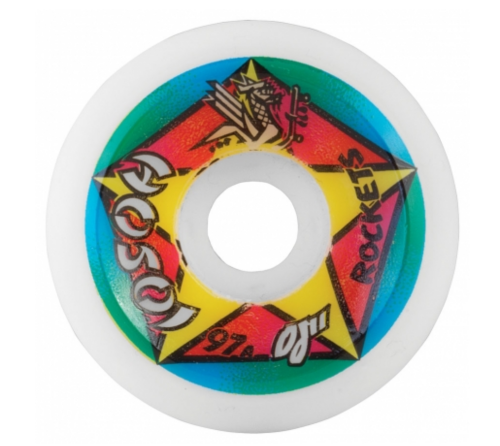 OJ Wheels: 61mm Hosoi Rocket Re-issue Skateboard Wheels - Motion Boardshop